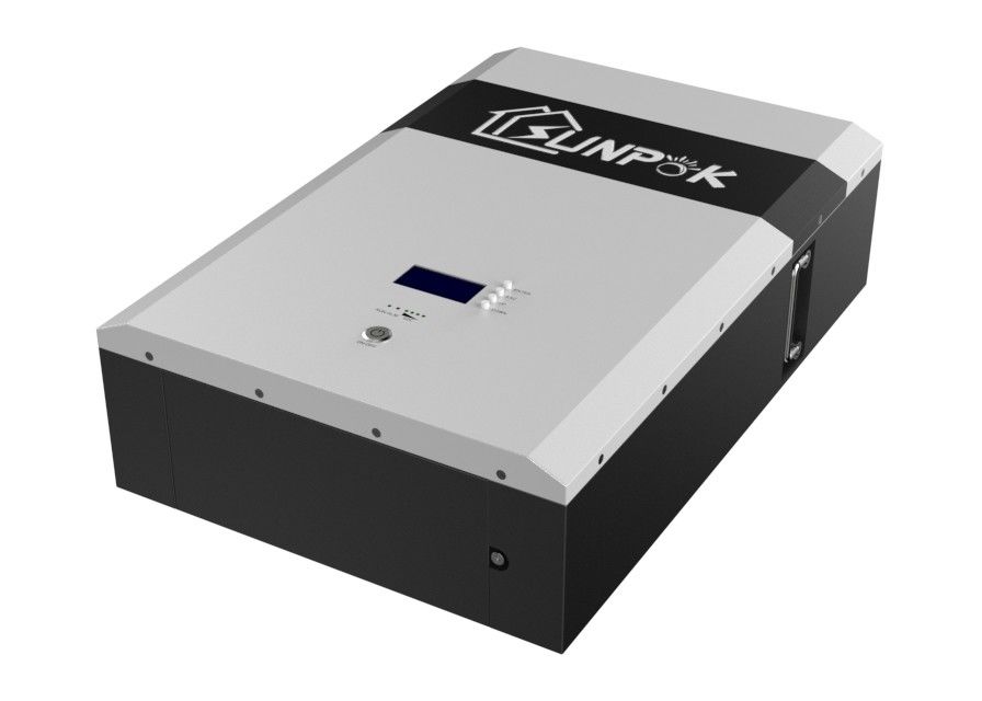 Pin Lithium Ion 7.68Kwh 10.24Kwh Năng lượng tái tạo cho bộ lưu trữ năng lượng mặt trời tại nhà