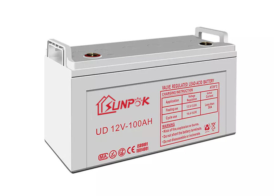 Chu kỳ sâu Pin lai 12V Gel 200ah 100ah cho đèn LED năng lượng mặt trời và năng lượng gió