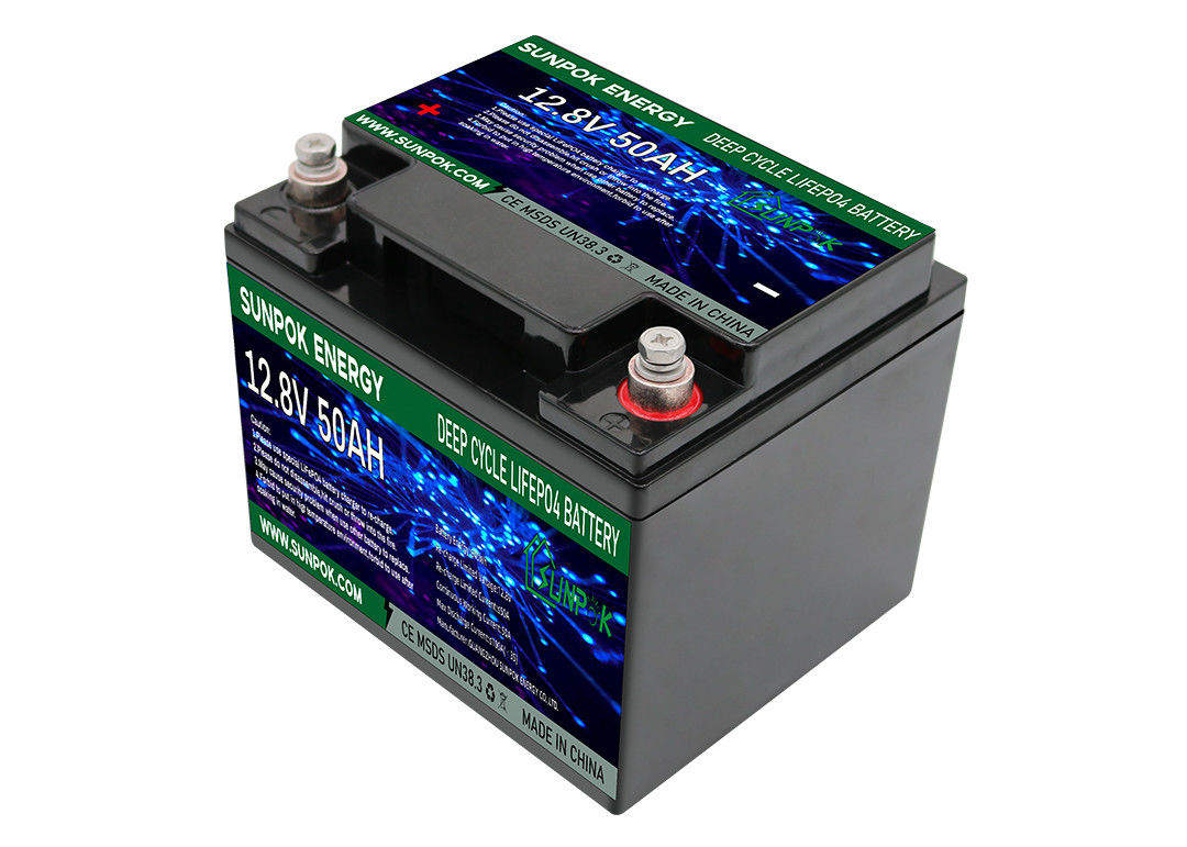 Pin chu kỳ sâu 12V 50Ah Lithium Ion để lưu trữ năng lượng mặt trời