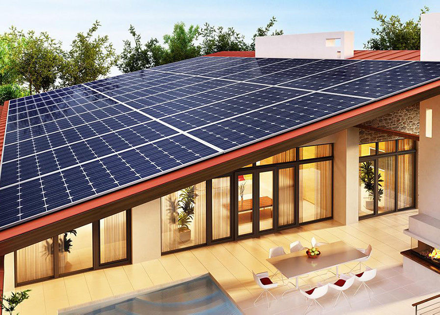 Bộ lưu trữ năng lượng lai Hoàn thành hệ thống năng lượng mặt trời ngoài lưới 20kw 15kw trên hệ thống năng lượng mặt trời ngoài lưới