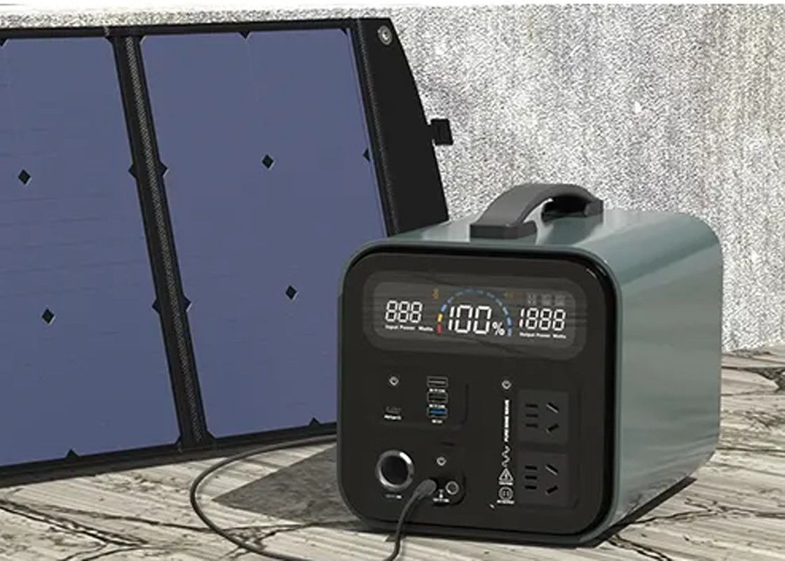 Ngân hàng pin lithium Dc Ac 500W 600w 1000W Trạm phát điện di động Hỗ trợ sạc nhanh