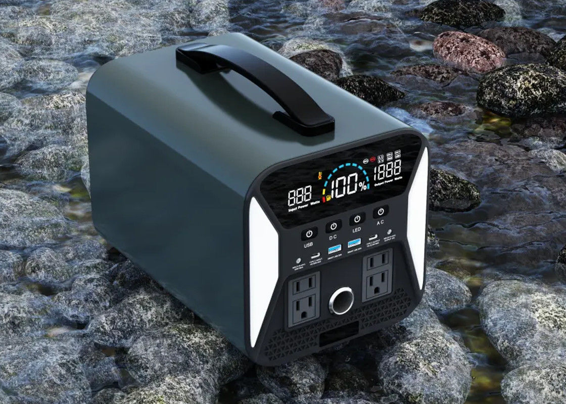 Cắm trại kích thước lớn ngoài trời Trạm phát điện di động Lithium Công suất cao 300w 500w 1000w Cell