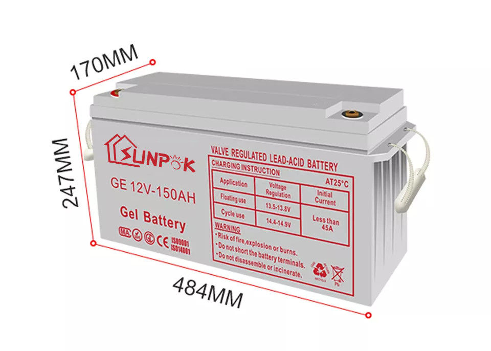 Pin gel chu kỳ sâu 12 v : Tuổi thọ dài hơn để lưu trữ năng lượng mặt trời Pin gel 12 v