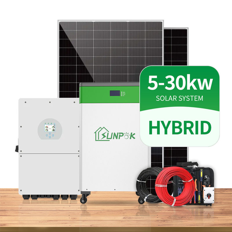 Hệ thống năng lượng mặt trời 10Kw 15Kw 20KW hoàn chỉnh Hệ thống năng lượng mặt trời tắt lưới 5000 W
