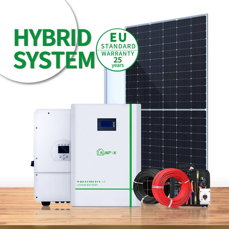 Hệ thống năng lượng mặt trời hoàn chỉnh Sunpok 5Kw 10Kw 20Kw hệ thống điện năng lượng mặt trời hệ thống sưởi năng lượng mặt trời