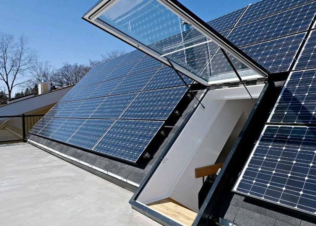 Bộ hệ thống năng lượng mặt trời lai 3 pha 5Kw 8Kw 10Kw 48V Hệ thống năng lượng mặt trời hoàn chỉnh