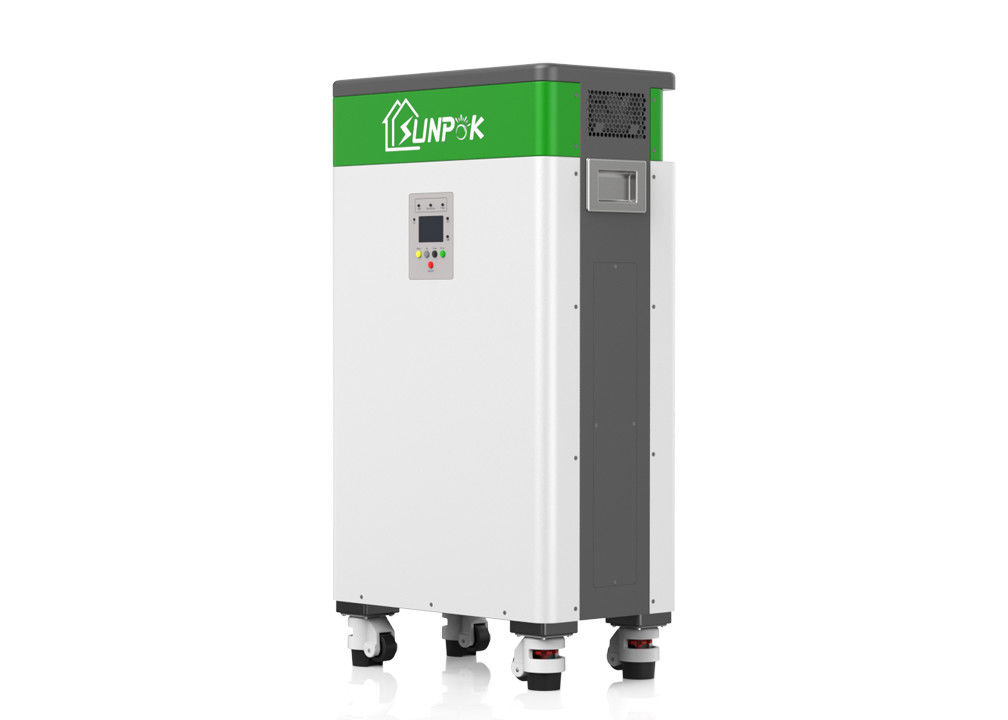 Màn hình LCD Hệ thống pin năng lượng mặt trời tất cả trong một ESS 5kW 10,24kWh LiFePO4 Power Hệ thống lưu trữ pin năng lượng mặt trời