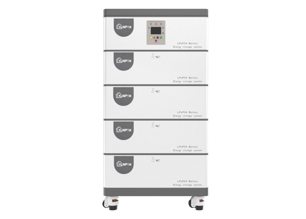 Hoàn thành hệ thống năng lượng mặt trời nối lưới 10kw Màu trắng 48V