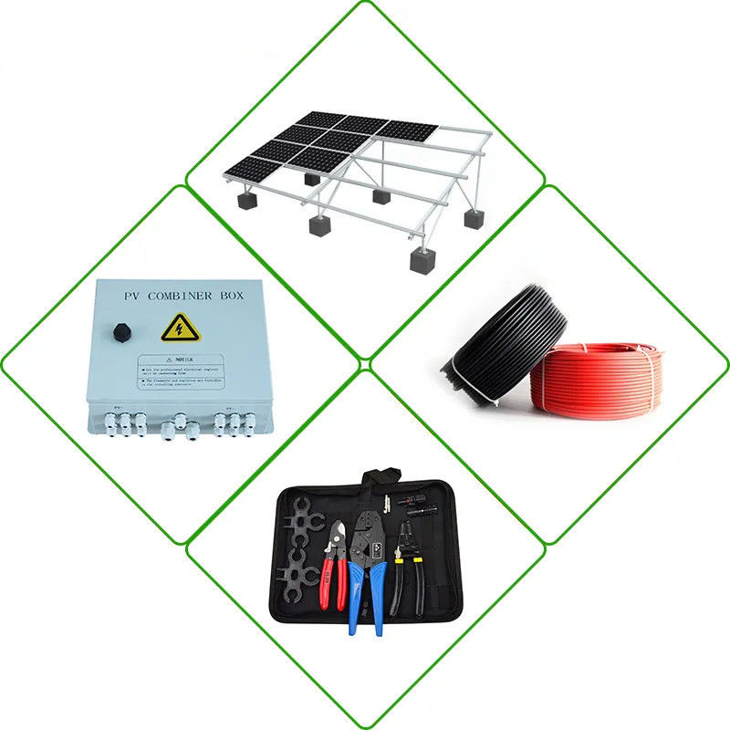 Hệ thống lưu trữ pin năng lượng mặt trời MSDS 3kw 5kw 6kw 8kw 10kw 24v Hệ thống năng lượng mặt trời nối lưới