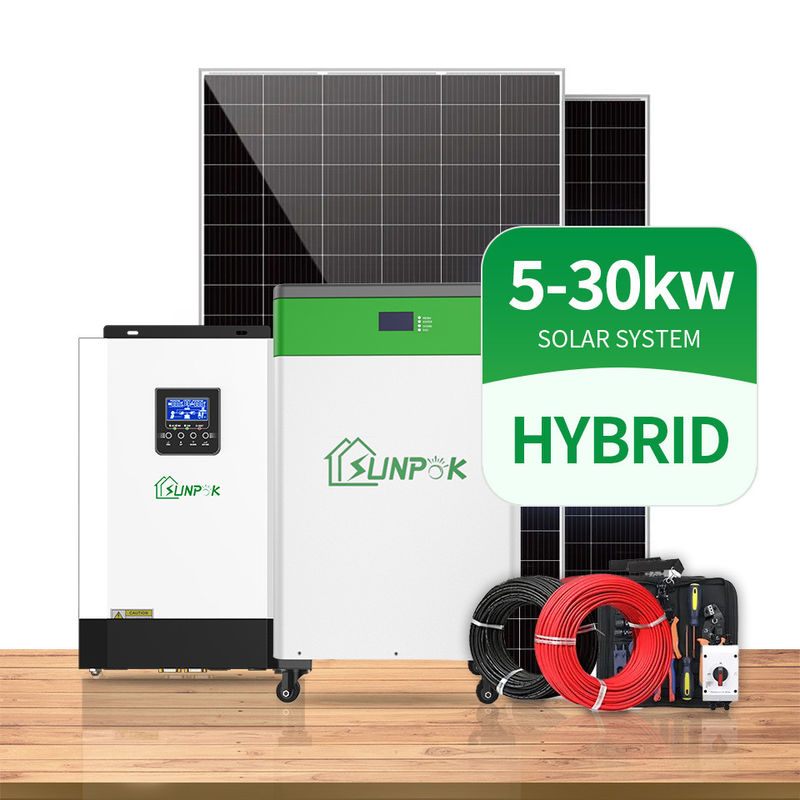 Biến tần hệ thống năng lượng mặt trời lai tắt nguồn dân dụng cho EU 10kw 12kw