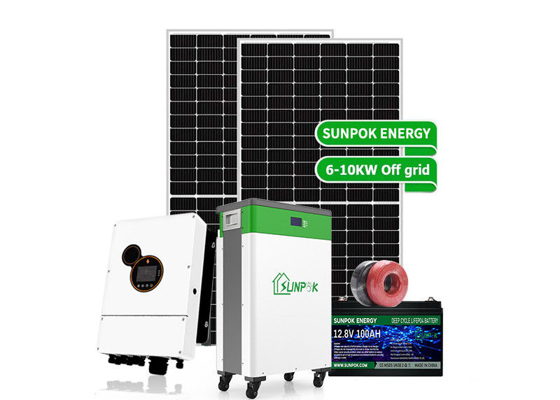 Off Grid Thin Film Solar Panels For Home 200ah 300ah Hệ thống lắp đặt tấm pin mặt trời điều chỉnh