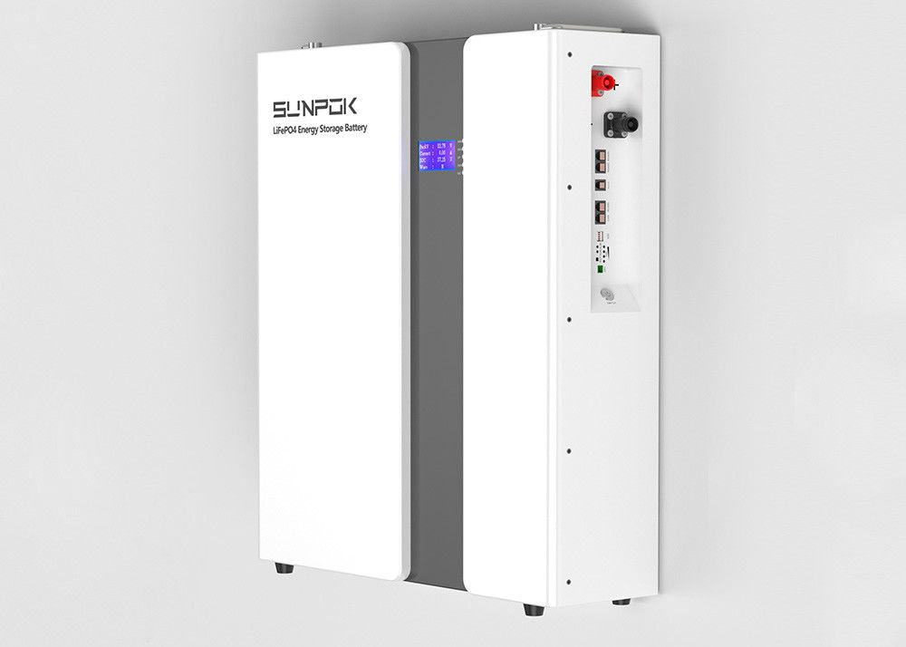 Hệ thống lưu trữ điện tại nhà màu trắng 48V 100Ah 200Ah 5kwh 10kwh 20kwh Li Ion Battery Bank