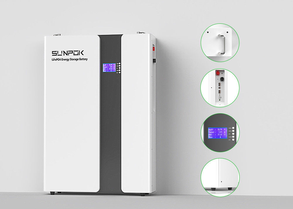 Lithium ion hiệu quả pin ngoài lưới Max. điện áp sạc 58.4Vdc