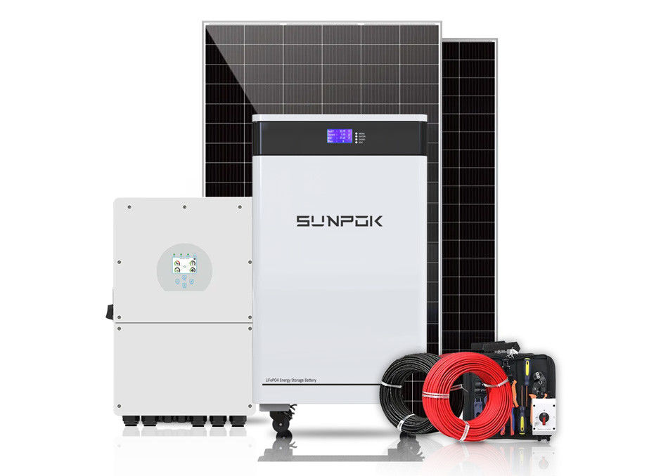 230V 3Kw 5Kw 8Kw 10Kw Hệ thống Mặt trời lai Kit cho gia đình và doanh nghiệp