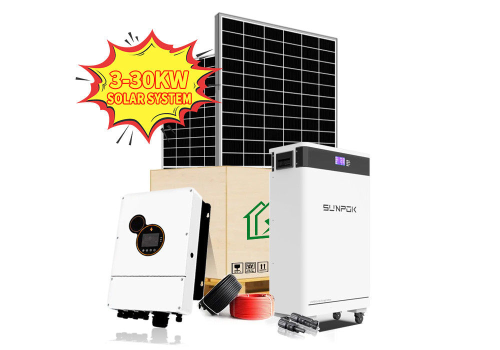 Hệ thống năng lượng mặt trời 6.2kw Toàn bộ 6.2KW 11KW Toàn bộ thiết bị năng lượng mặt trời Off Grid Hệ thống tấm pin mặt trời cho nhà Hệ thống năng lượng mặt trời