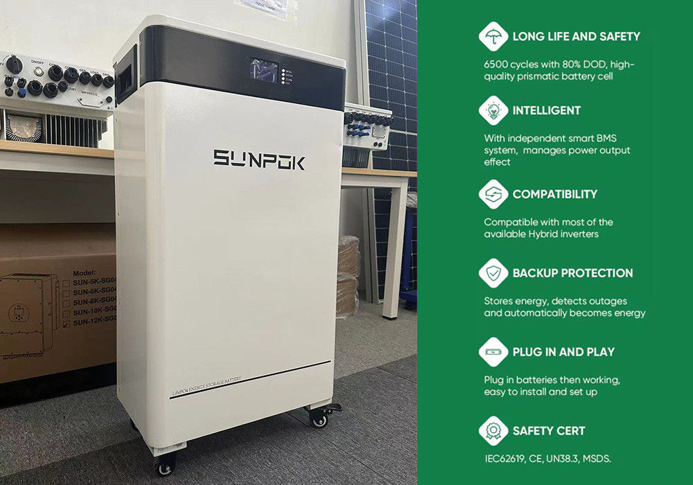 3kw 5kw 8kw 10kw Hệ thống PV Mặt trời lai 5kilowatt Hệ thống PV Mặt trời lai với pin