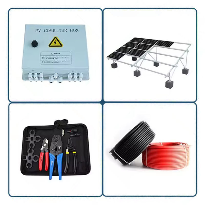 Hệ thống năng lượng mặt trời Off Grid 5KW 10KW 20KW Nhà công nghiệp thương mại để bán Hệ thống năng lượng mặt trời