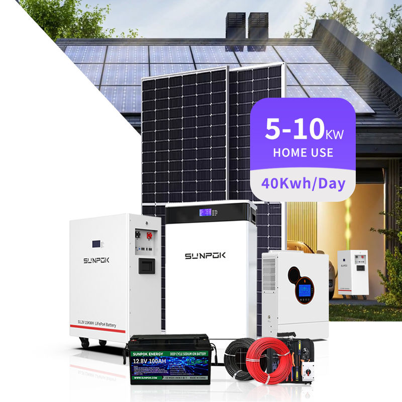 Lithium LifePO4 pin 48v 200ah 5Kwh 10Kwh Power Wall với BMS cho hệ thống năng lượng mặt trời ngoài lưới / lai