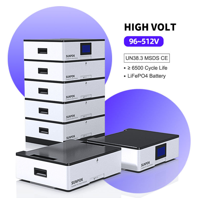 Pin Lithium-Ion DC điện áp cao 51.2v 400AH 20KWH Pin tích hợp năng lượng gia đình