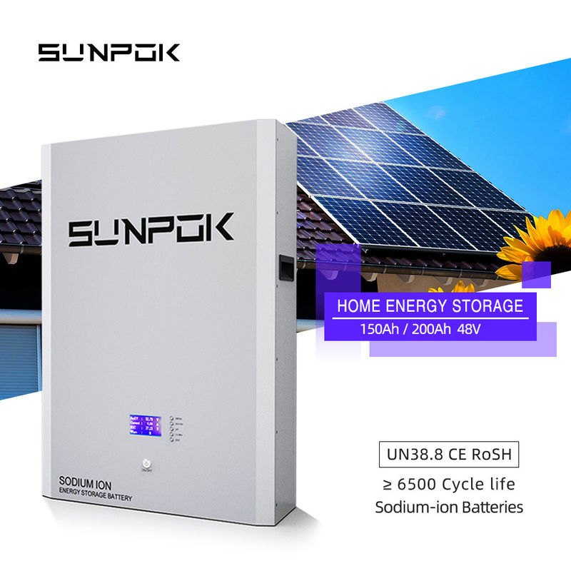 Hệ thống lưu trữ pin natri-ion 48V gắn trên tường 100ah 150ah 200ah 5kwh 10kwh 20kwh