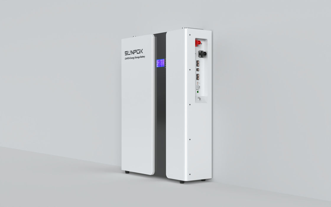 Sunpok Mỹ kho pin lithium ion 48V 10KWH 51.2V 200Ah Hệ thống mặt trời