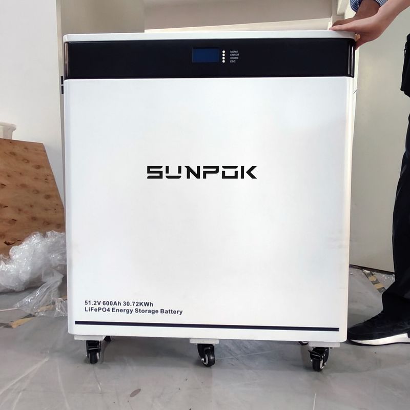 48v 51.2v 600ah Lớp sàn Lifepo4 pin 200A Smart BMS 30kwh Lithium pin để lưu trữ năng lượng tại nhà