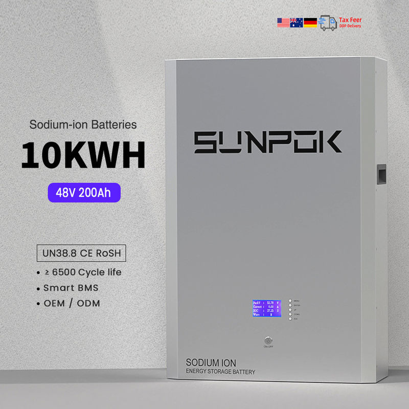 48V 10kwh pin natri-ion pin natri Na-ion pin lưu trữ pin năng lượng mặt trời ngân hàng điện tường pin natri ion sạc