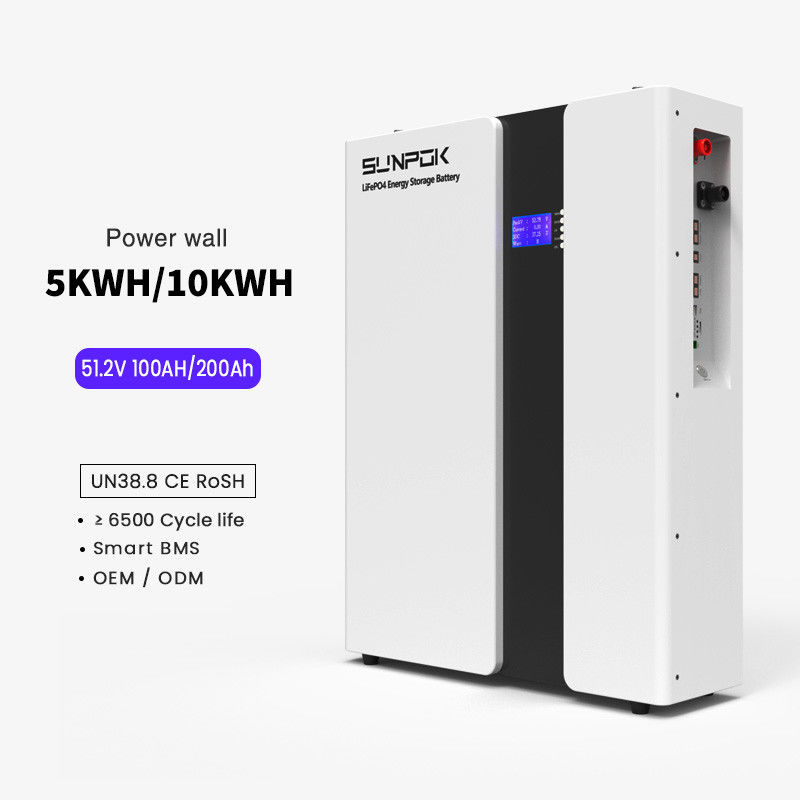 Home Lifepo4 pin năng lượng mặt trời 200Ah 48V 10kWh Power Wall Lithium Ion Lifepo4 pin với giá tốt nhất