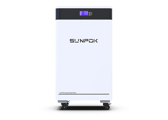 Smart LFP Lithium Iron Phosphate Battery With 51.2V 48V 300Ah 15Kwh Capacities Built-In BMS For Solar System Storage