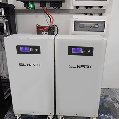 Pin ắc quy lithium 15KWh 48V Lifepo4 lưu trữ năng lượng mặt trời tại nhà 51.2V 300Ah di động, 6000 chu kỳ